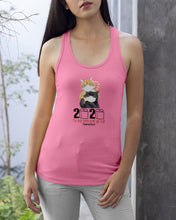 Load image into Gallery viewer, 2020 The Year When Shit Got Real Trending For Cat Lovers Ladies Flowy Tank
