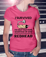 Load image into Gallery viewer, I Survived The Great Toilet Paper Shortage Of 2020 Ladies Tee
