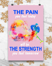 Load image into Gallery viewer, The Pain You Feel Today Will Be The Strength Gift For Women Vertical Poster
