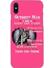 Load image into Gallery viewer, October Man Son Of God Birthday Meaningful Gift For Men Phone case
