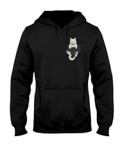 Load image into Gallery viewer, Cat In Your Front Pocket Great Gift For Cat Lovers Hoodie
