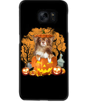 Load image into Gallery viewer, Chihuahua Book Pumpkin Halloween Gift For Dog Lovers Phone case
