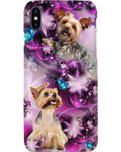 Load image into Gallery viewer, Cairn Terrier Floral Background Special Custom Design For Dog Lovers Phone case

