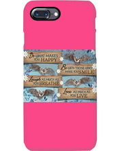 Load image into Gallery viewer, Do What Makes You Happy With Bats Gift For Girls Phone case
