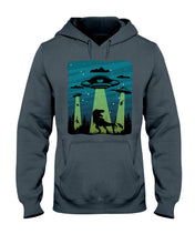 Load image into Gallery viewer, UFA Dinosaur T Rex Sky Full Of Stars Hoodie
