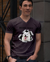 Load image into Gallery viewer, Six Feet People Alaska Husky  Unique Custom Design For Dog Lovers Guys V-Neck
