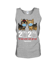 Load image into Gallery viewer, Tzu Shih 2020 The Year When Shit Got Real Custom Design Unisex Tank Top
