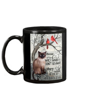 Load image into Gallery viewer, Siamese Cat Red Cardinals Those We Love Mug
