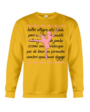 Load image into Gallery viewer, Ballet Words Pink Pattern Gift For Ballet Dancer Sweatshirt
