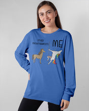 Load image into Gallery viewer, Funny Difference Between Me And Other Psychotherapists Unicorn And Horse Unisex Long Sleeve
