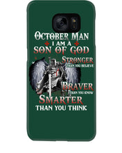 Load image into Gallery viewer, October Man Son Of God Birthday Meaningful Gift For Men Phone case
