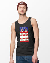 Load image into Gallery viewer, America USA FLag In My Heart Shih Tzu Gift For Dog Lovers Unisex Tank Top
