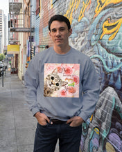 Load image into Gallery viewer, The Best Time Is Staying With You Roses With Cat Gift For Cat Lovers Sweatshirt
