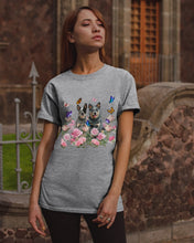 Load image into Gallery viewer, Australian Cattle Dog Butterflies Peony Gift For Dog Lovers Guys Tee
