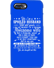 Load image into Gallery viewer, Shes Stubborn Messy And A Brat At Times Black Gift For Husband Phone case
