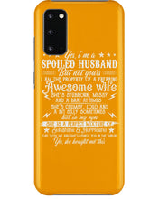 Load image into Gallery viewer, Shes Stubborn Messy And A Brat At Times Black Gift For Husband Phone case
