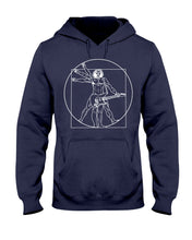 Load image into Gallery viewer, Guitar Vitruvian Design Gift For Guitar Lovers Hoodie
