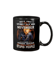 Load image into Gallery viewer, Walk Away I Am A Grumpy Old Man Who Was Born In November Birthday Gift Mug
