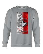 Load image into Gallery viewer, Baseball Peaceful Love Gift For Baseball Lovers Sweatshirt
