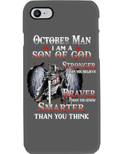 Load image into Gallery viewer, October Man Son Of God Birthday Meaningful Gift For Men Phone case
