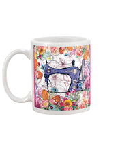 Load image into Gallery viewer, Embroidery Machine Flower Special Custom Design   For Girls Mug
