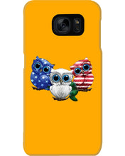 Load image into Gallery viewer, Lovely Phone Case Three Owl With US Flag Gift For Owl Lovers Phone case
