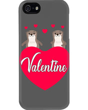Load image into Gallery viewer, Couple Otter Valentine's Day Gift For Otter Lovers Phone case
