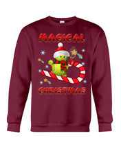 Load image into Gallery viewer, Tennis Players Magical Christmas Snowman Gift For Women Sweatshirt
