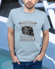 Load image into Gallery viewer, Shes Stubborn Messy And A Brat At Times Black Gift For Husband Guys Tee
