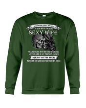 Load image into Gallery viewer, Shes Stubborn Messy And A Brat At Times Black Gift For Husband Sweatshirt
