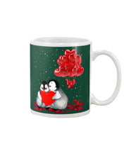 Load image into Gallery viewer, Penguin Forever Love With Red Heart Balloon Gift For Penguin Lovers Mug

