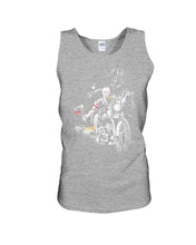 Load image into Gallery viewer, You're Not Alone Motorcycle Axe Gift For Men Unisex Tank Top
