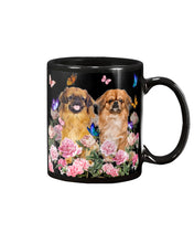 Load image into Gallery viewer, Pekingese With Peonies Gift For Dog Lovers Mug
