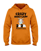 Load image into Gallery viewer, Crazy Goat Lady 2020 Quarantined Gift For Goat Lovers Hoodie

