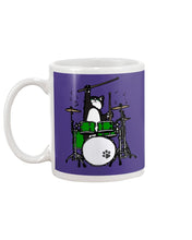 Load image into Gallery viewer, Funny Cat Playing Drums Great Gift For Cat Lovers Mug

