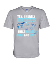 Load image into Gallery viewer, I Do Need All These Horses Dogs And Cats Guys V-Neck

