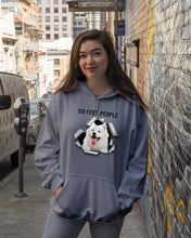 Load image into Gallery viewer, Six Feet People Alaska Husky  Unique Custom Design For Dog Lovers Hoodie
