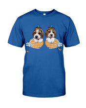 Load image into Gallery viewer, Beagle Hand Bones My Breast Gift For Dog Lovers Guys Tee
