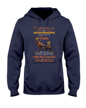 Load image into Gallery viewer, Daddysaurus Daughtersaurus A Bond That Can't Be Broken Hoodie
