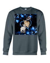 Load image into Gallery viewer, Lovely Phone Case Twinkling Blue Heart Gift For Goat Lovers Sweatshirt
