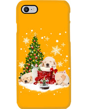 Load image into Gallery viewer, Funny Golden Retrievers Sleep In Red Boots Gift For Dog Lovers Phone case

