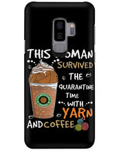 Load image into Gallery viewer, The Quarantine Time With Yarn And Coffee Gift For Women Phone case
