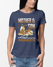 Load image into Gallery viewer, Mother And Son A Bond That Can't Be Broken Ladies Tee
