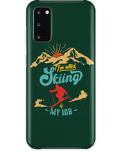 Load image into Gallery viewer, I'm Retired Skiing Is My Job Mountainous Terrain Phone case
