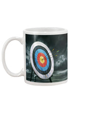 Load image into Gallery viewer, Archery Target Grey Sky Gift For Archey Lovers Mug
