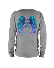 Load image into Gallery viewer, You Matter Ribbon Awareness With Angel Wings Unisex Long Sleeve
