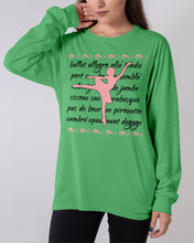 Load image into Gallery viewer, Ballet Words Pink Pattern Gift For Ballet Dancer Unisex Long Sleeve
