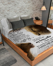 Load image into Gallery viewer, Present For Mama Love You With All My Heart Trending Sherpa Blanket
