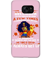Load image into Gallery viewer, December Superwoman  Life Has Knocked Me Down Birthday Meaningful Gift Phone case
