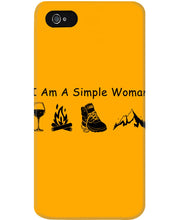 Load image into Gallery viewer, Simple Woman Loves Wine Camping Shoes And Climbing Phone case
